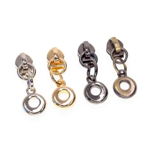 #3 Zipper Pulls - Donut - Set of 4