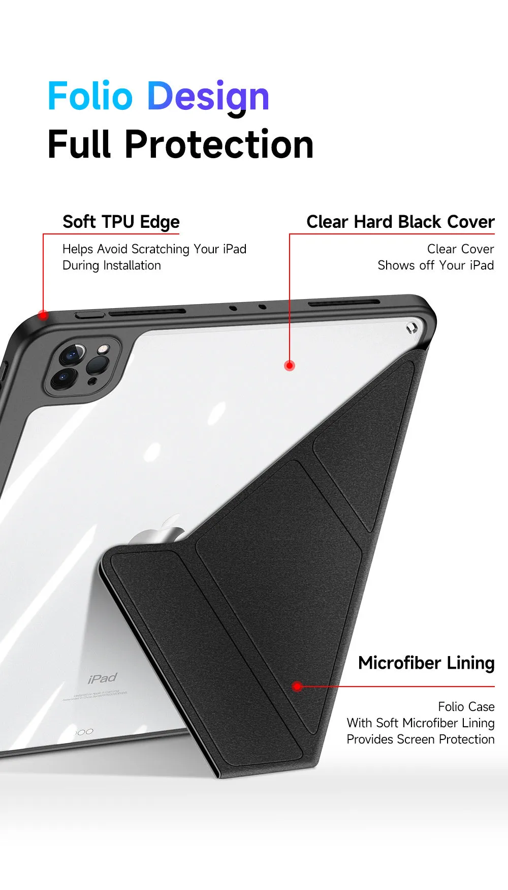 Apple iPad Pro 11" (2018) / (2020) / (2021) - Dux Ducis Magi Series Multifunctional Protective Case