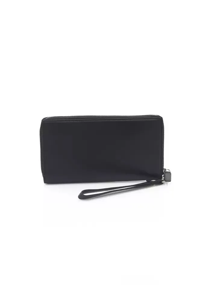 Automobili Lamborghini Black Leather Men Men's Wallet
