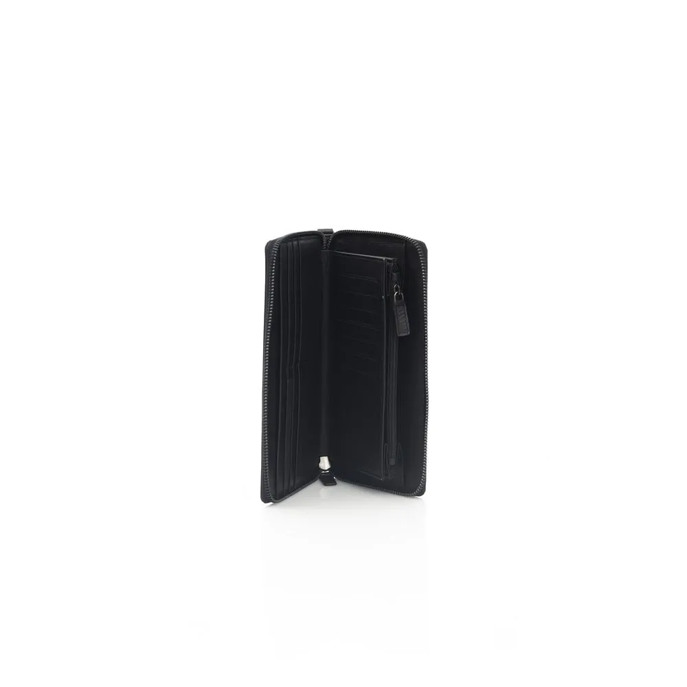 Automobili Lamborghini Black Leather Men Men's Wallet