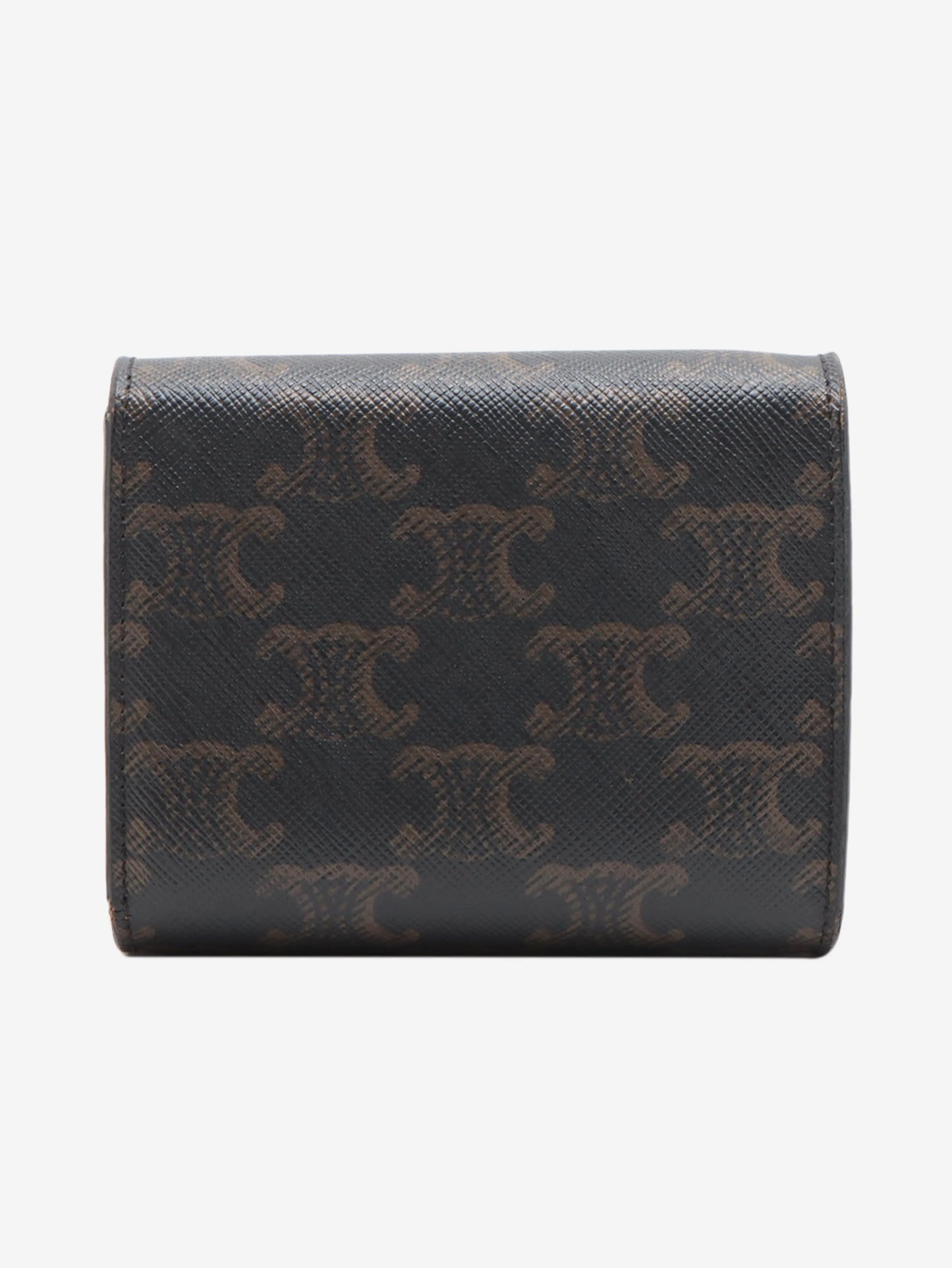 Black Triomphe compact wallet