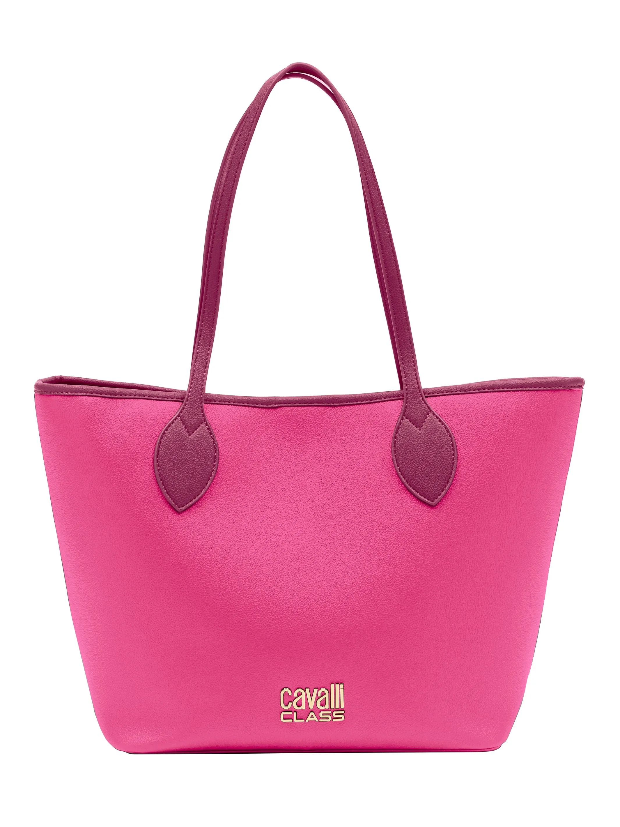 Cavalli Class Pink Large Everyday Soft Large Shopper Tote Bag
