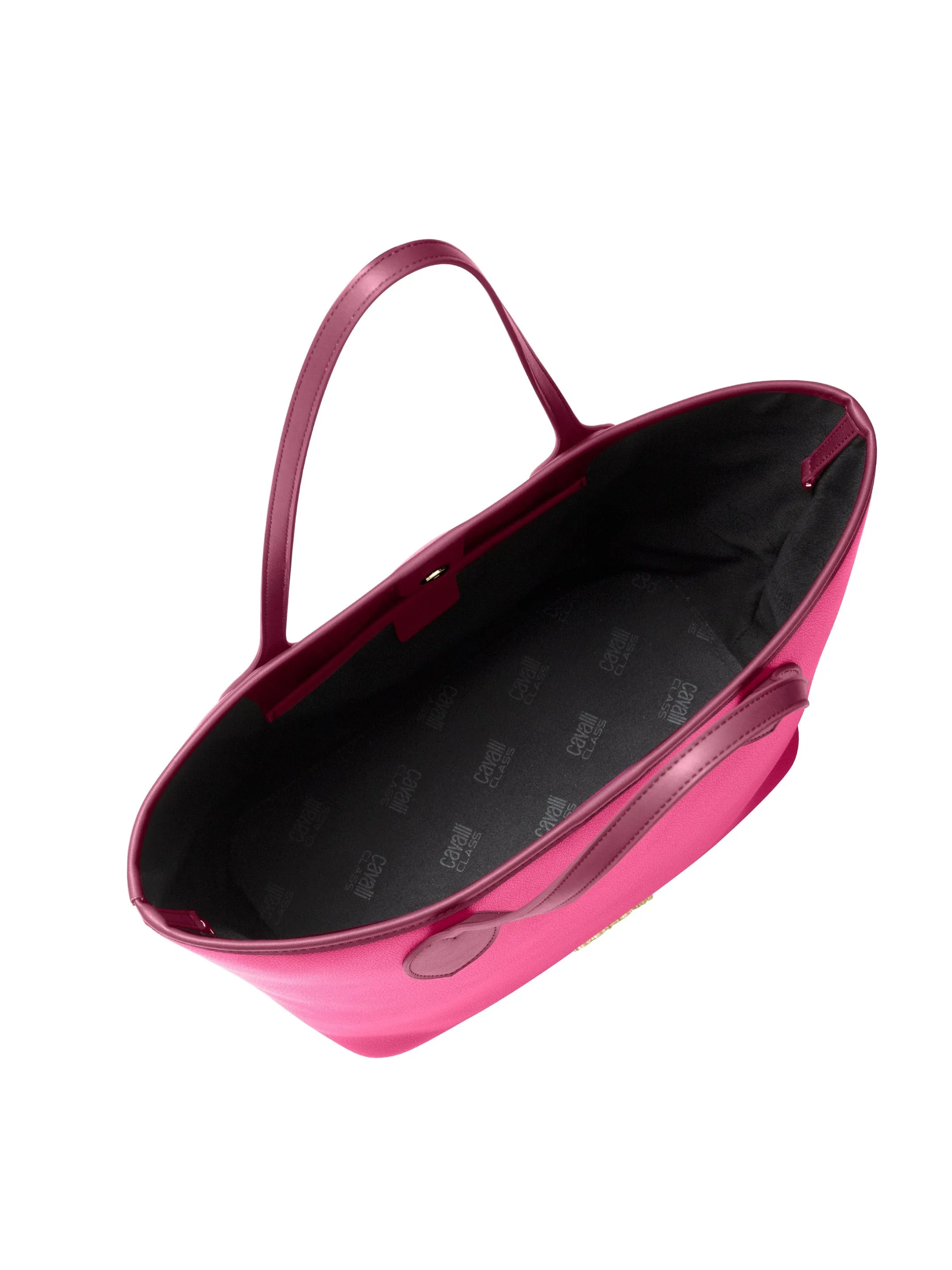 Cavalli Class Pink Large Everyday Soft Large Shopper Tote Bag