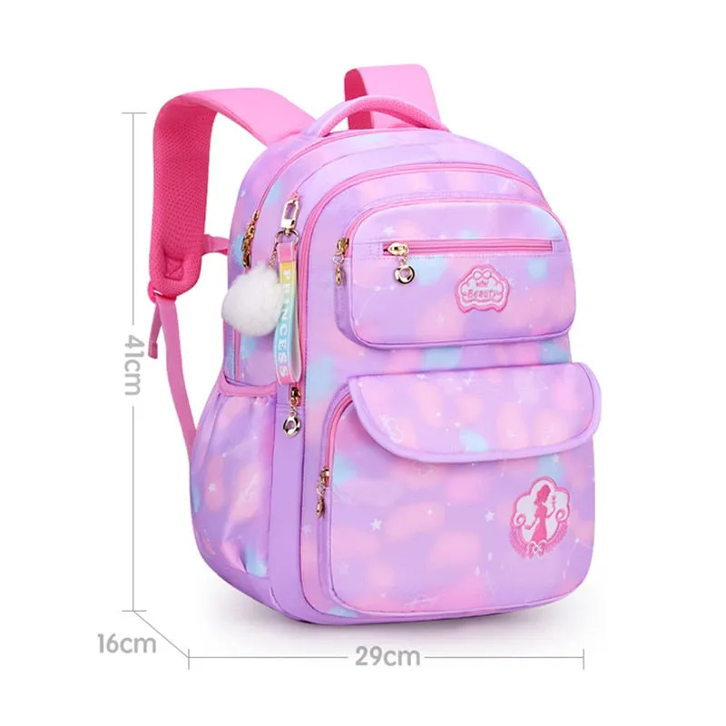deanwangkt Cute Girls School Bags Children Primary School Backpack satchel kids book bag Princess Schoolbag Mochila Infantil 2 szies