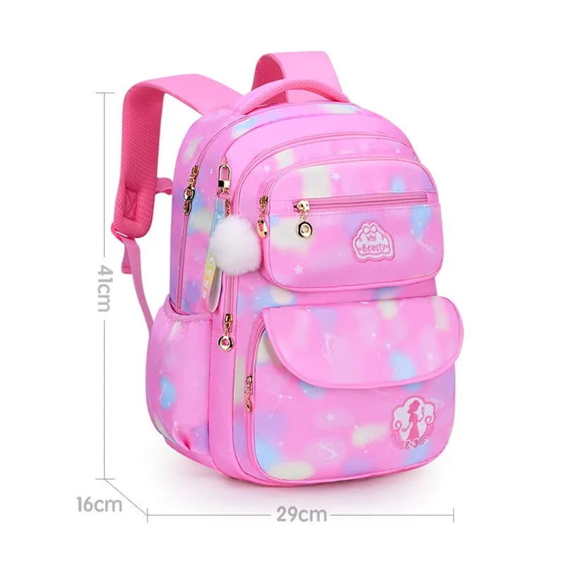 deanwangkt Cute Girls School Bags Children Primary School Backpack satchel kids book bag Princess Schoolbag Mochila Infantil 2 szies