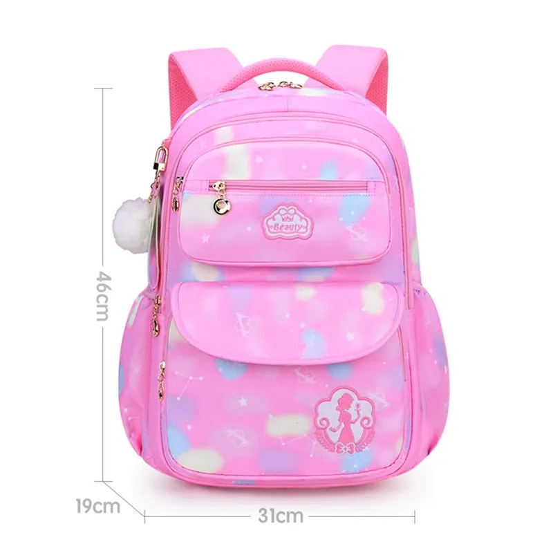 deanwangkt Cute Girls School Bags Children Primary School Backpack satchel kids book bag Princess Schoolbag Mochila Infantil 2 szies