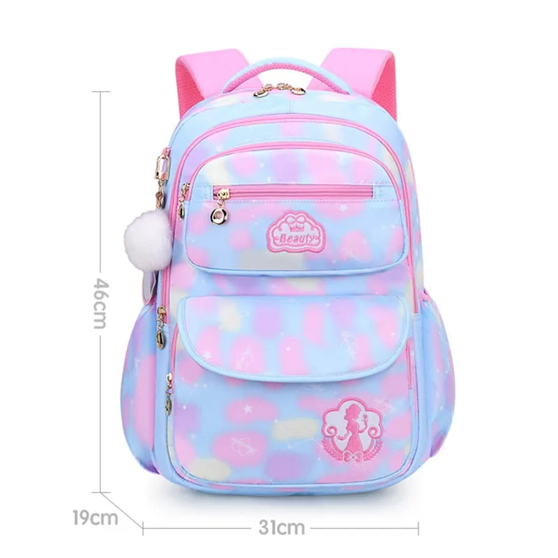 deanwangkt Cute Girls School Bags Children Primary School Backpack satchel kids book bag Princess Schoolbag Mochila Infantil 2 szies