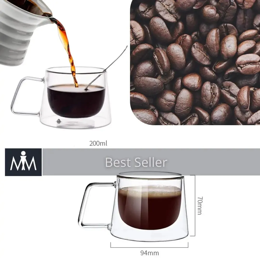 Double Walled Glass Mugs - Stylish & Durable Drinkware