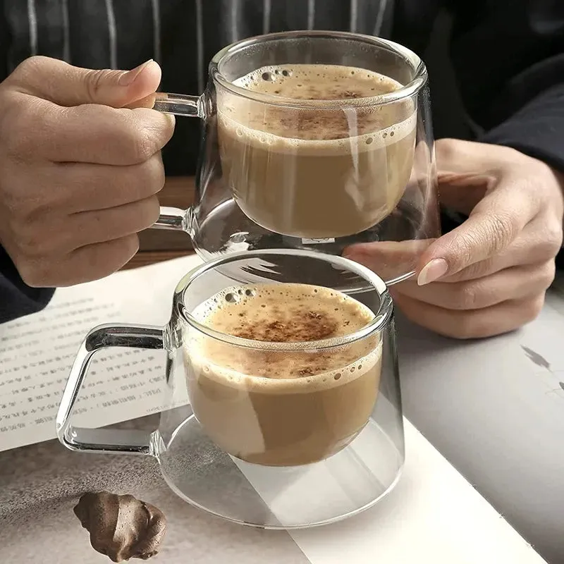 Double Walled Glass Mugs - Stylish & Durable Drinkware