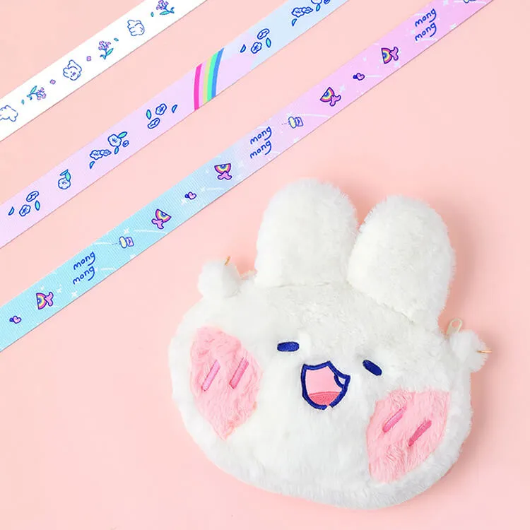 Lovely Mongmong Rabbit Crossbody Plush Bag