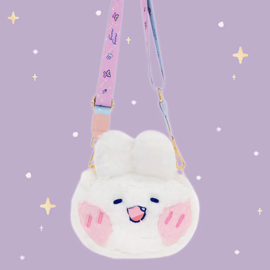 Lovely Mongmong Rabbit Crossbody Plush Bag
