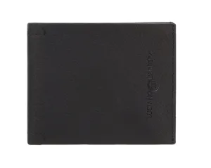 Luciano Barbera CLUB GINO NERO Black Leather Wallet