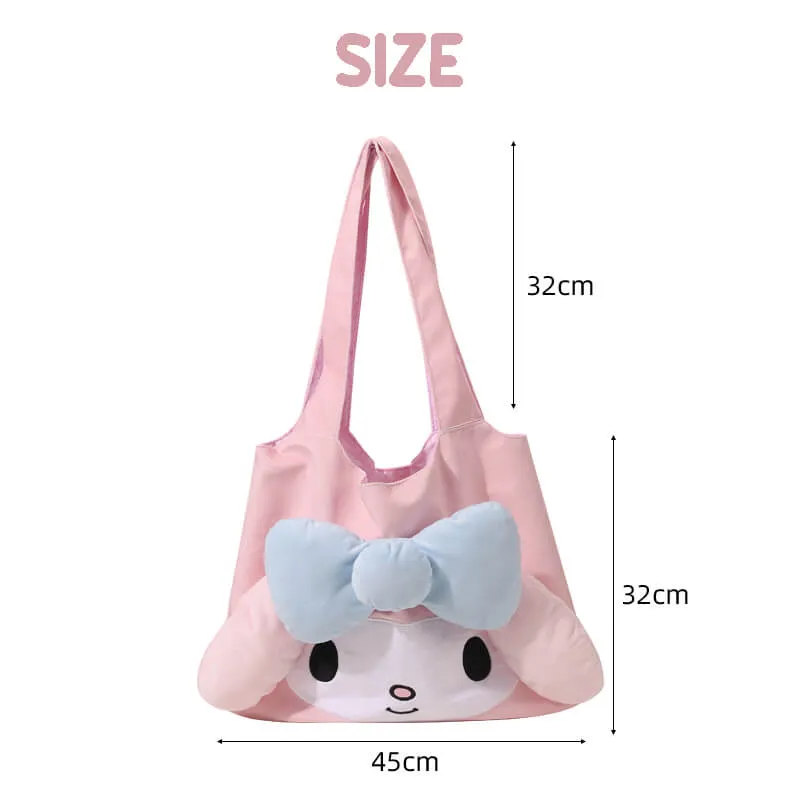 My Melody Kuromi Hello Kitty 3D Face Handbag