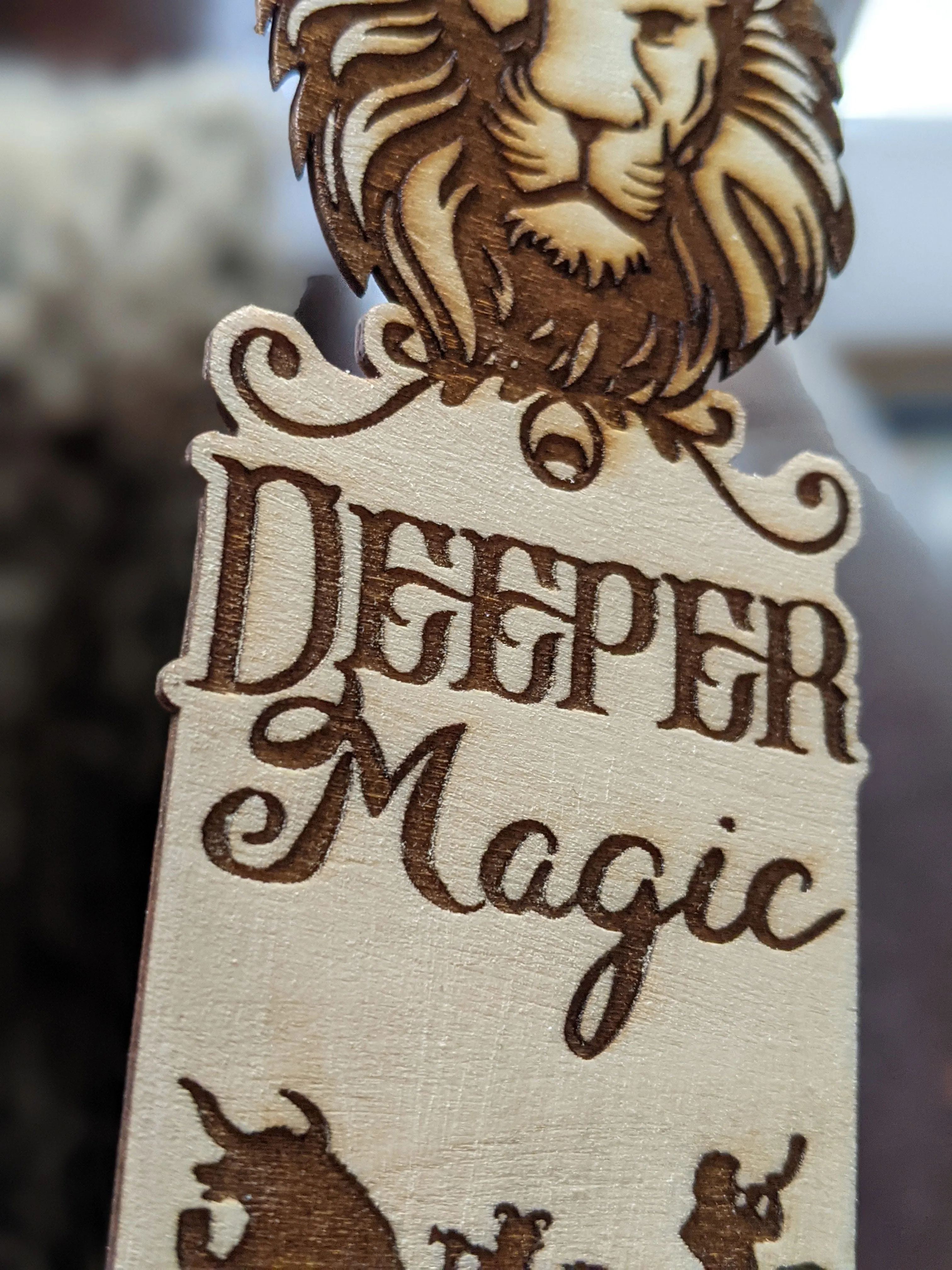 Narnia Wooden Bookmark