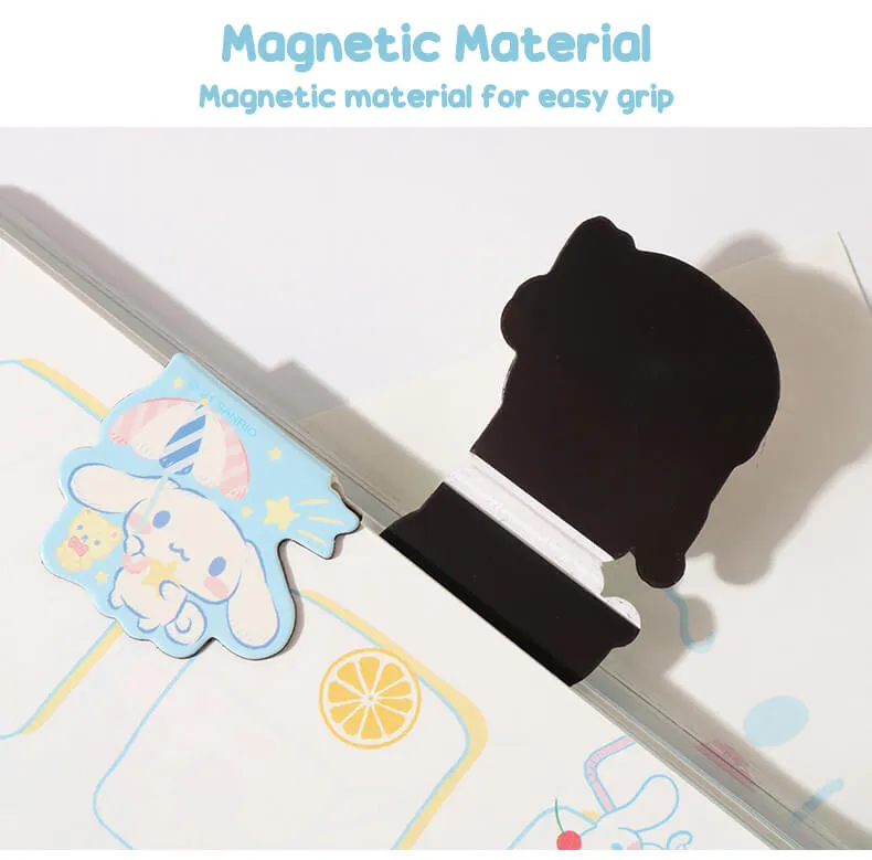 Sanrio Magnetic Bookmark 4pcs Set