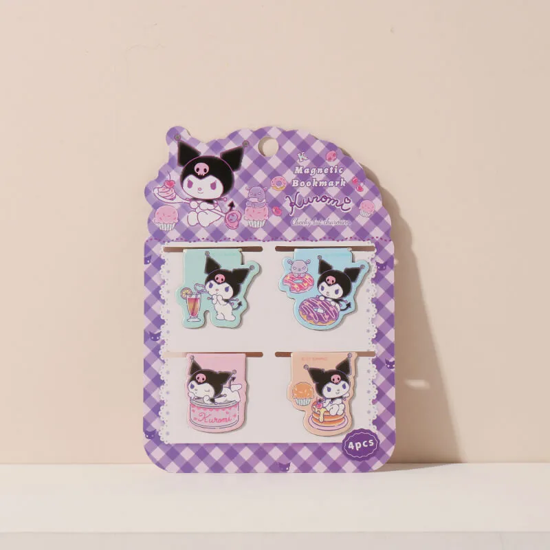Sanrio Magnetic Bookmark 4pcs Set