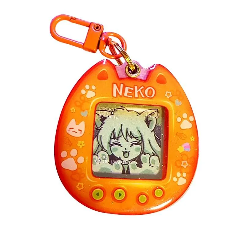 Tamagotchi Photo Pendant Orange