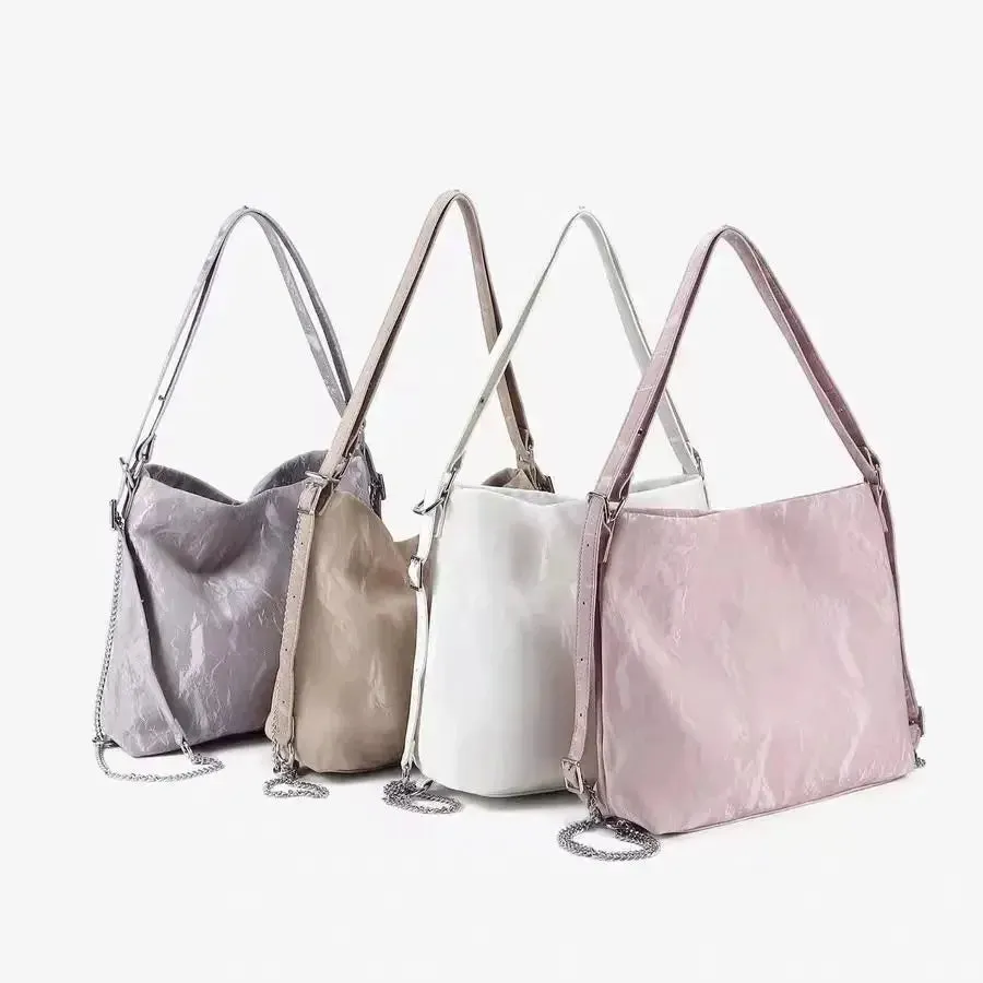 UAKISS  -  Y2k Aesthetic Luxury Design All Match Underarm Handbags Streetwear Women Trendy Shoulder Bags Preppy Sweet Girls Simple Backpack