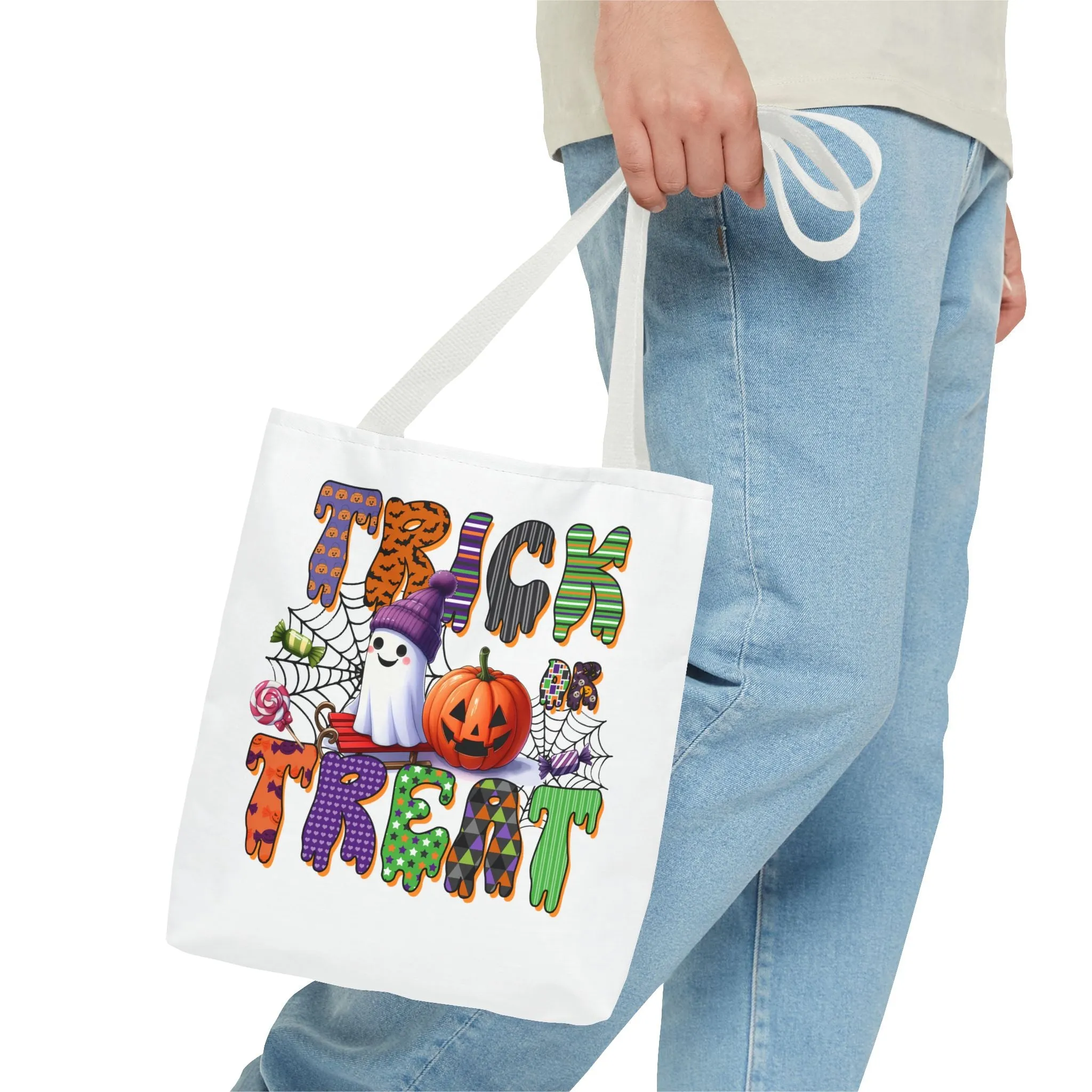Whimsical Trick or Treat Tote Bag