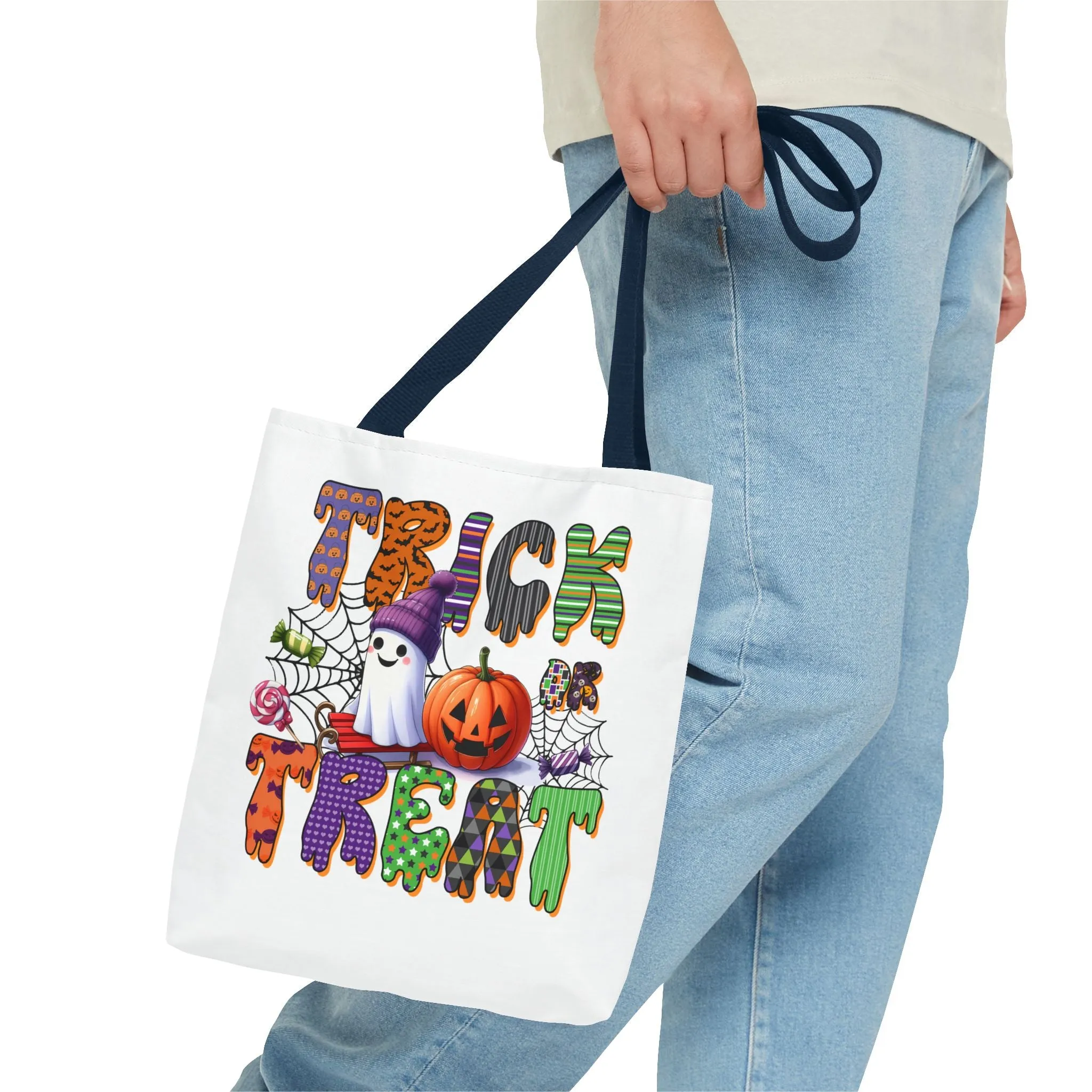 Whimsical Trick or Treat Tote Bag