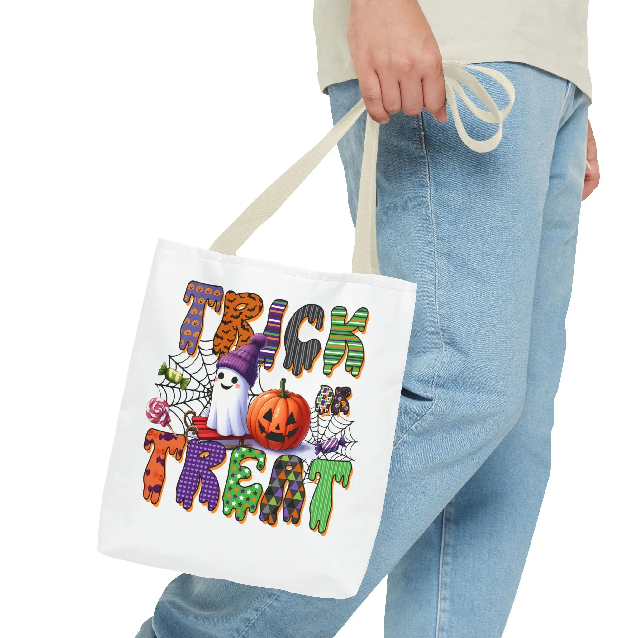 Whimsical Trick or Treat Tote Bag