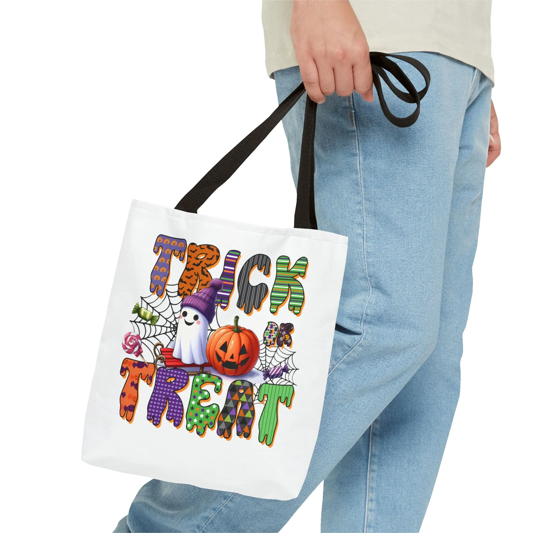 Whimsical Trick or Treat Tote Bag